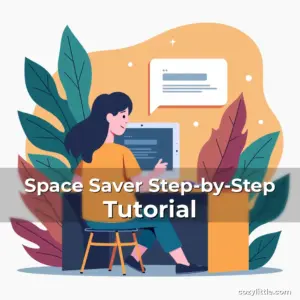 Artistic representation for Space Saver Step-by-Step Tutorial