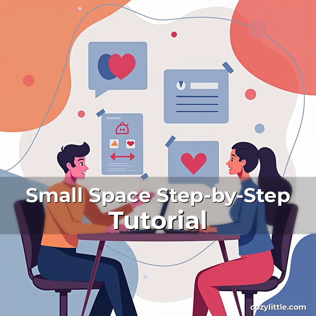 Artistic representation for Small Space Step-by-Step Tutorial