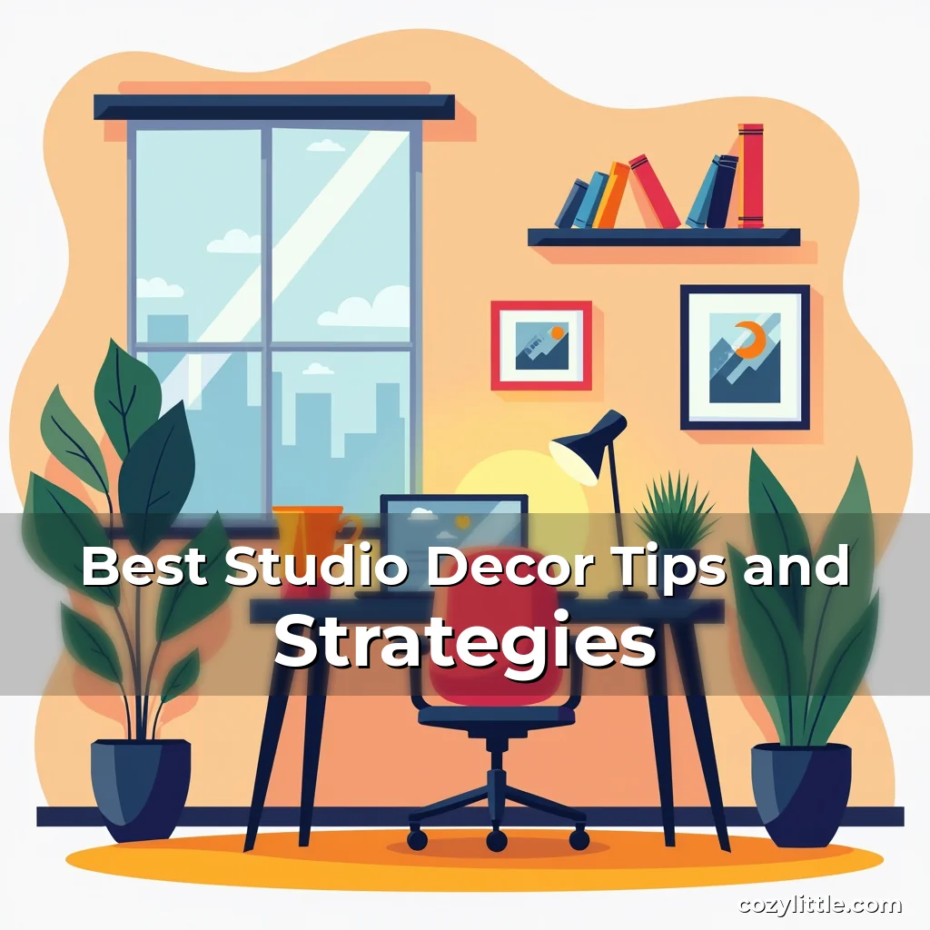 Artistic representation for Best Studio Decor Tips and Strategies