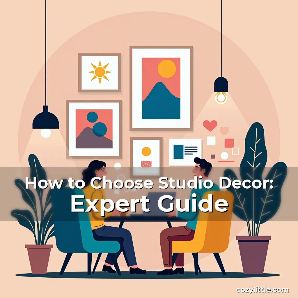 Artistic representation for How to Choose Studio Decor: Expert Guide