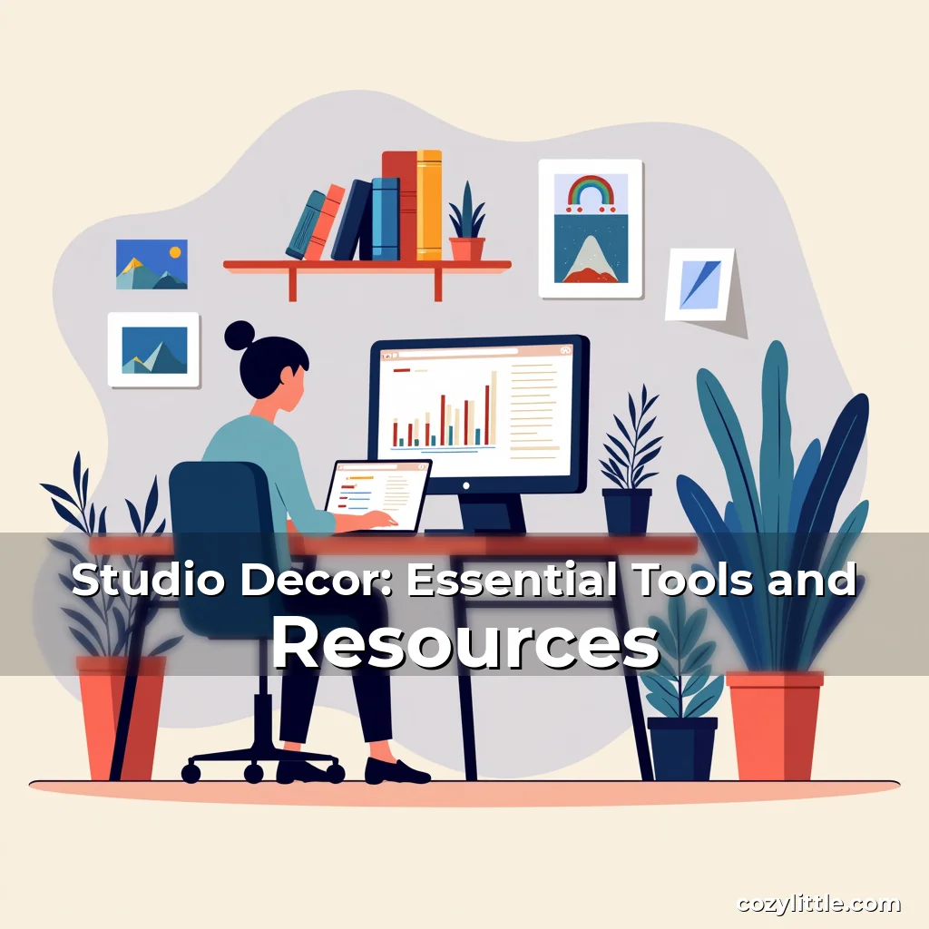Artistic representation for Studio Decor: Essential Tools and Resources